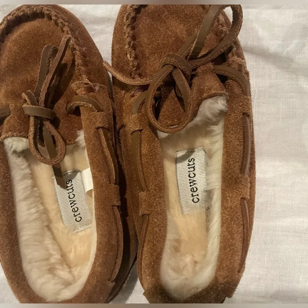 J Crew Sherpa Lodge Slippers Size 11